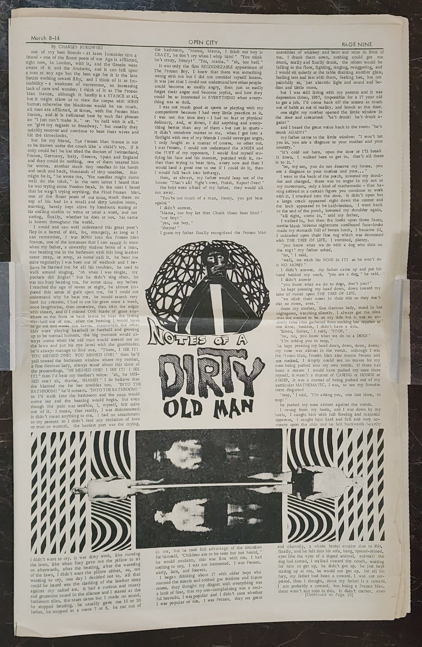 OPEN CITY No. 45, Mar. 8–14, 1968 — Bukowski on His Parents, Chicano Walkouts, Quicksilver Messenger Service, Steppenwolf