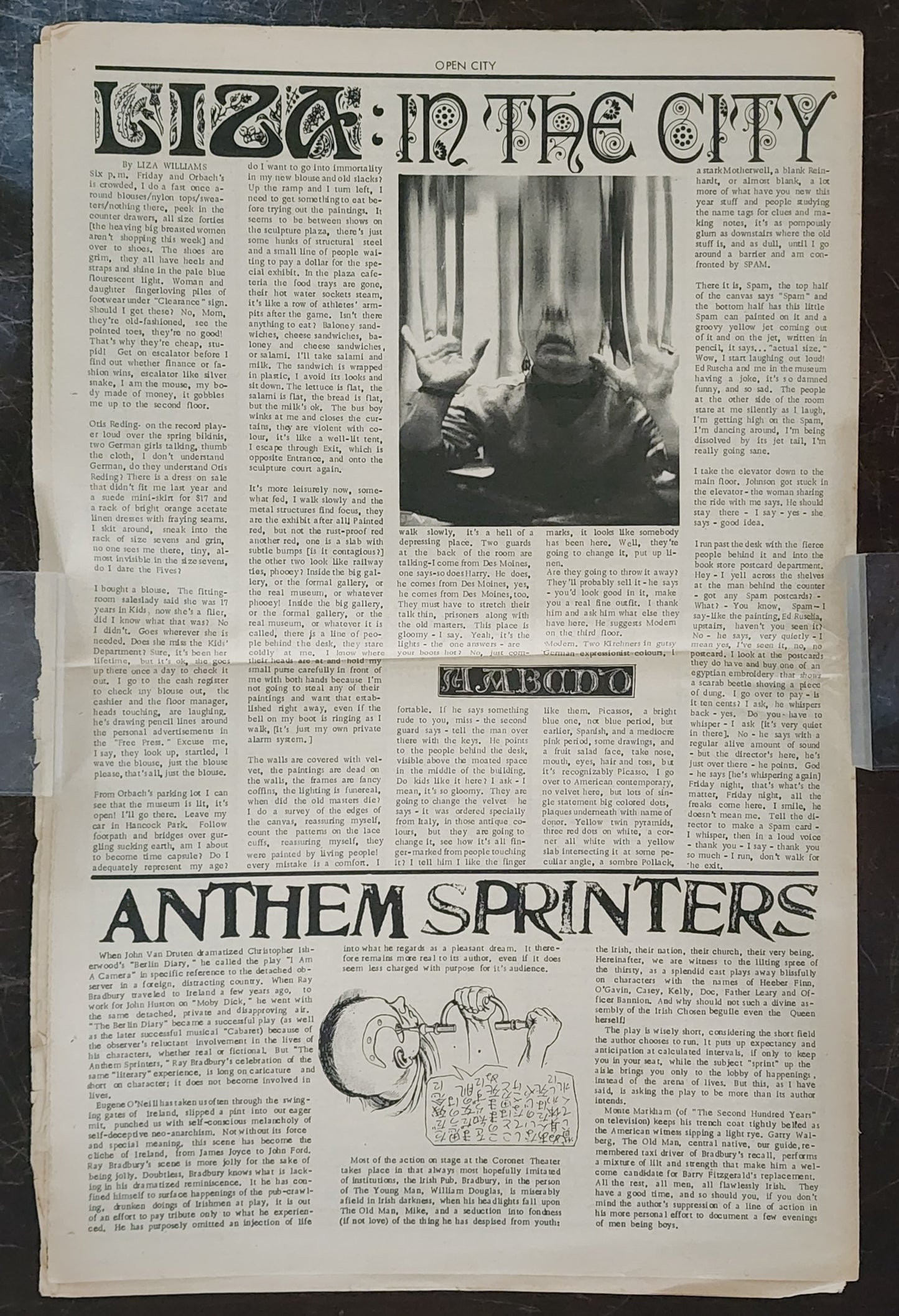 OPEN CITY No. 45, Mar. 8–14, 1968 — Bukowski on His Parents, Chicano Walkouts, Quicksilver Messenger Service, Steppenwolf