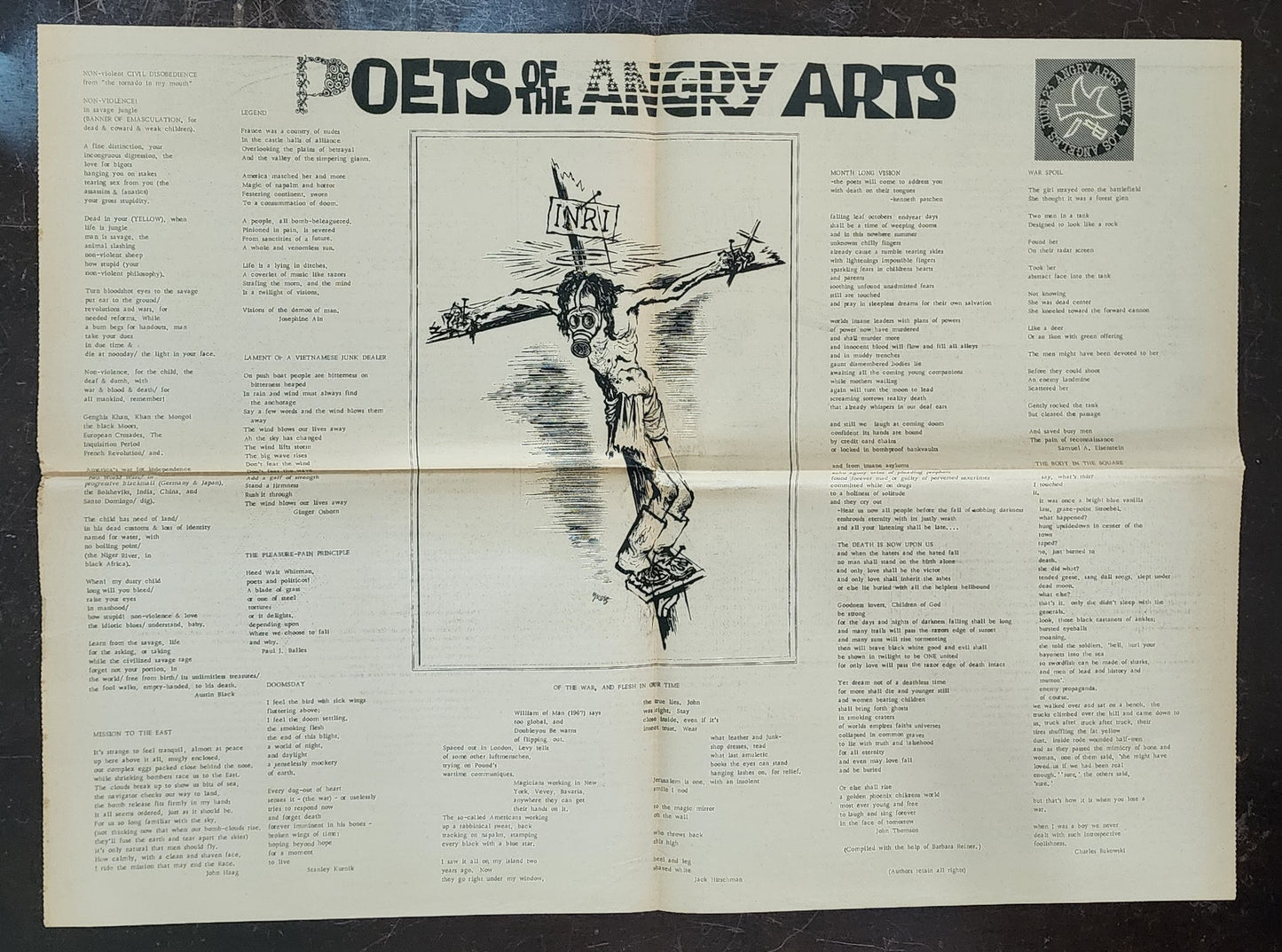 OPEN CITY No. 8, June 23–29, 1967 — Bukowski Notes and Poem, Monterey Pop Festival, Angry Arts Poetry Supplement