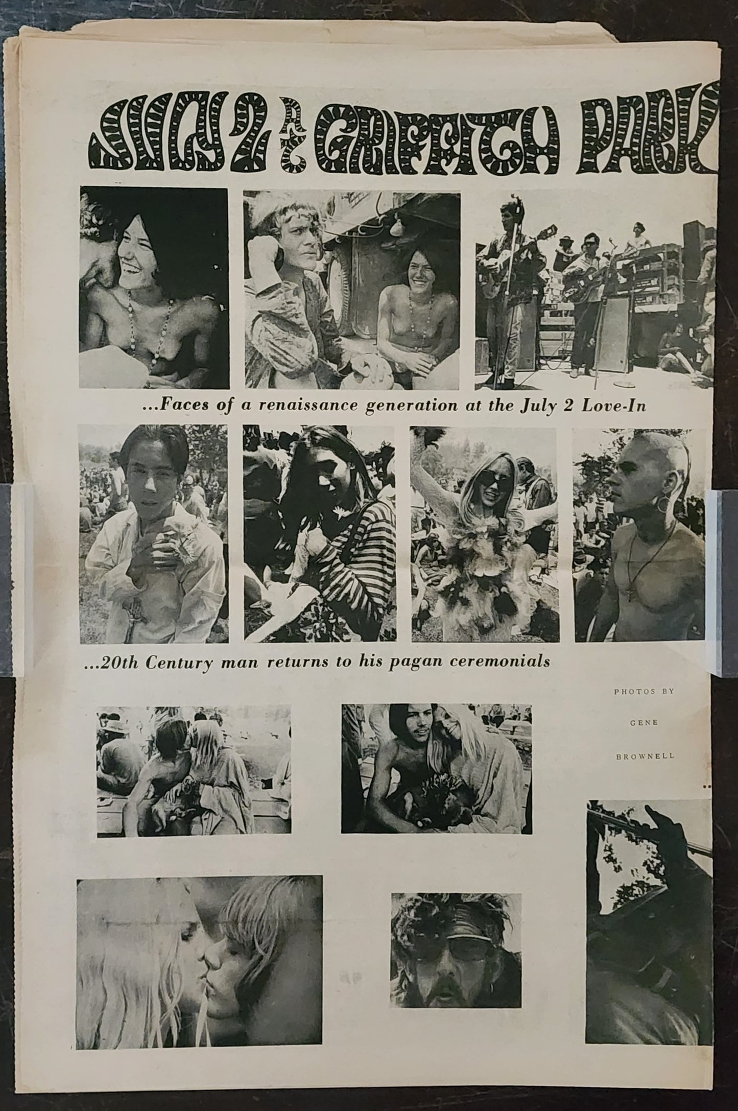 OPEN CITY No. 10, July 7–13, 1967 — Bukowski Interviews Jon Webb of LouJon Press, The Doors, Jefferson Airplane, Richard Pryor, Griffith Park Love-In