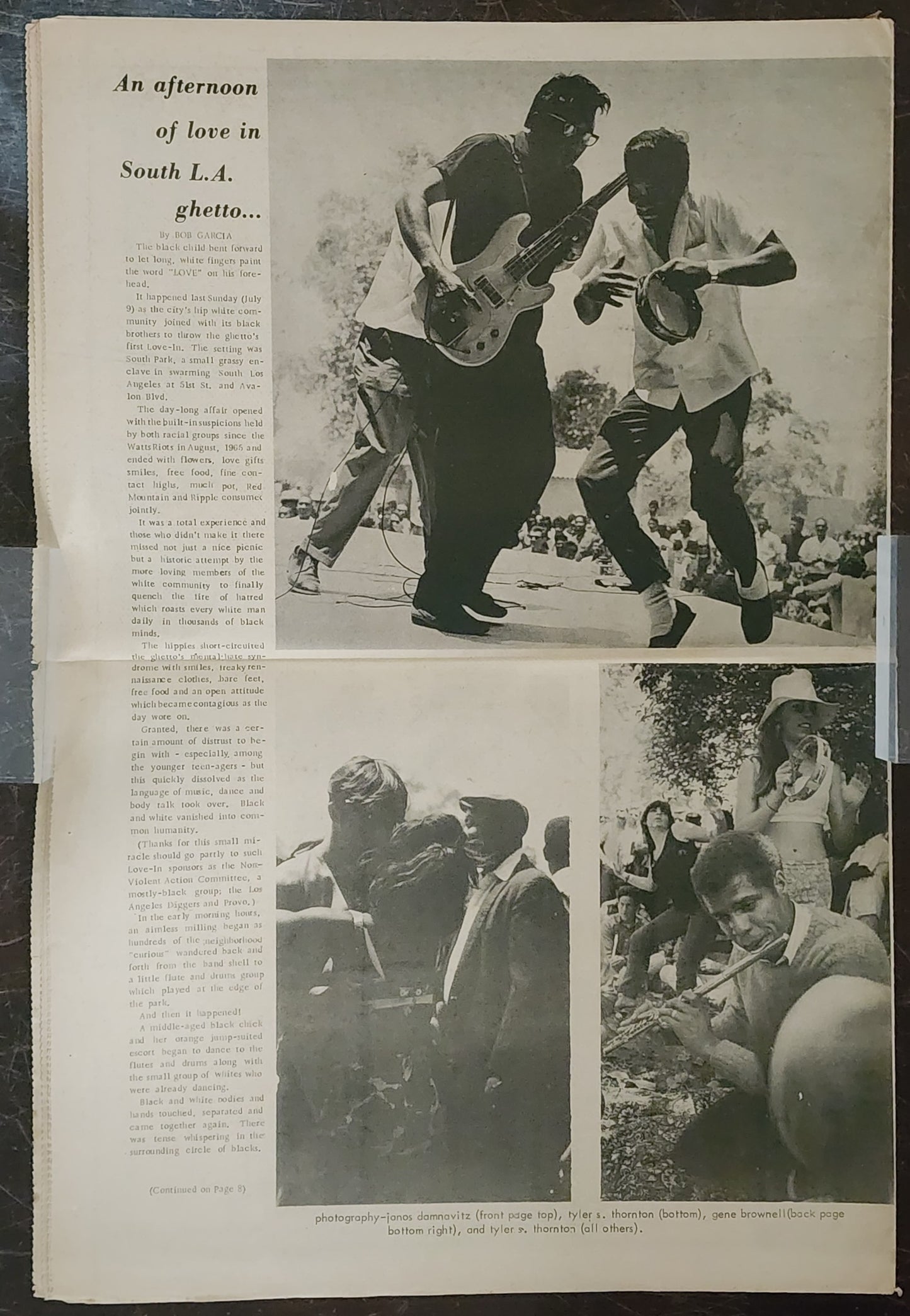 OPEN CITY No. 11, July 14–20, 1967 — Bukowski at University of Arizona, South LA Love-In