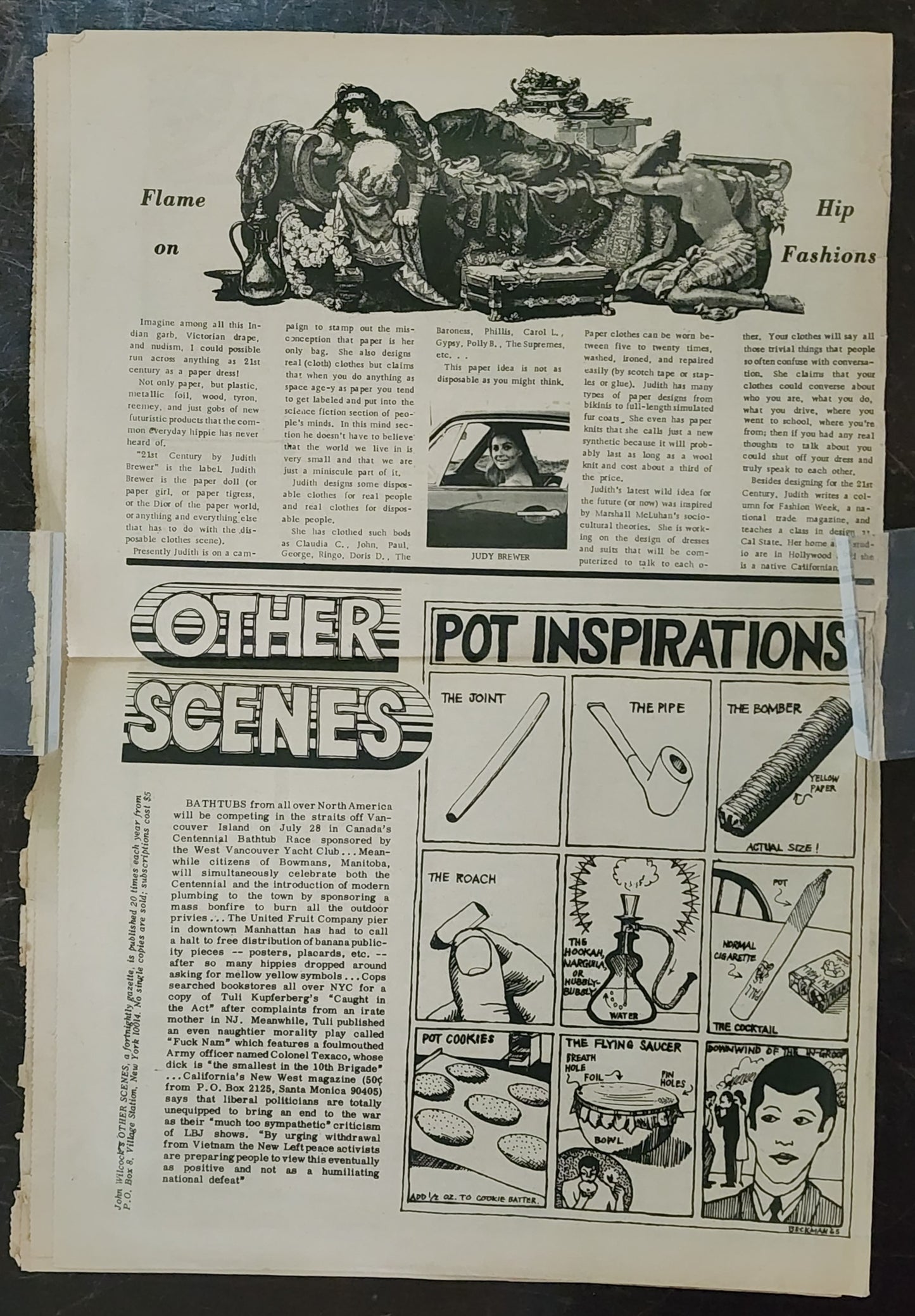 OPEN CITY No. 13, July 28–Aug. 3, 1967 — Bukowski Notes, Detroit Riots, Nina Simone, Simon & Garfunkel, Paul Butterfield Blues Band