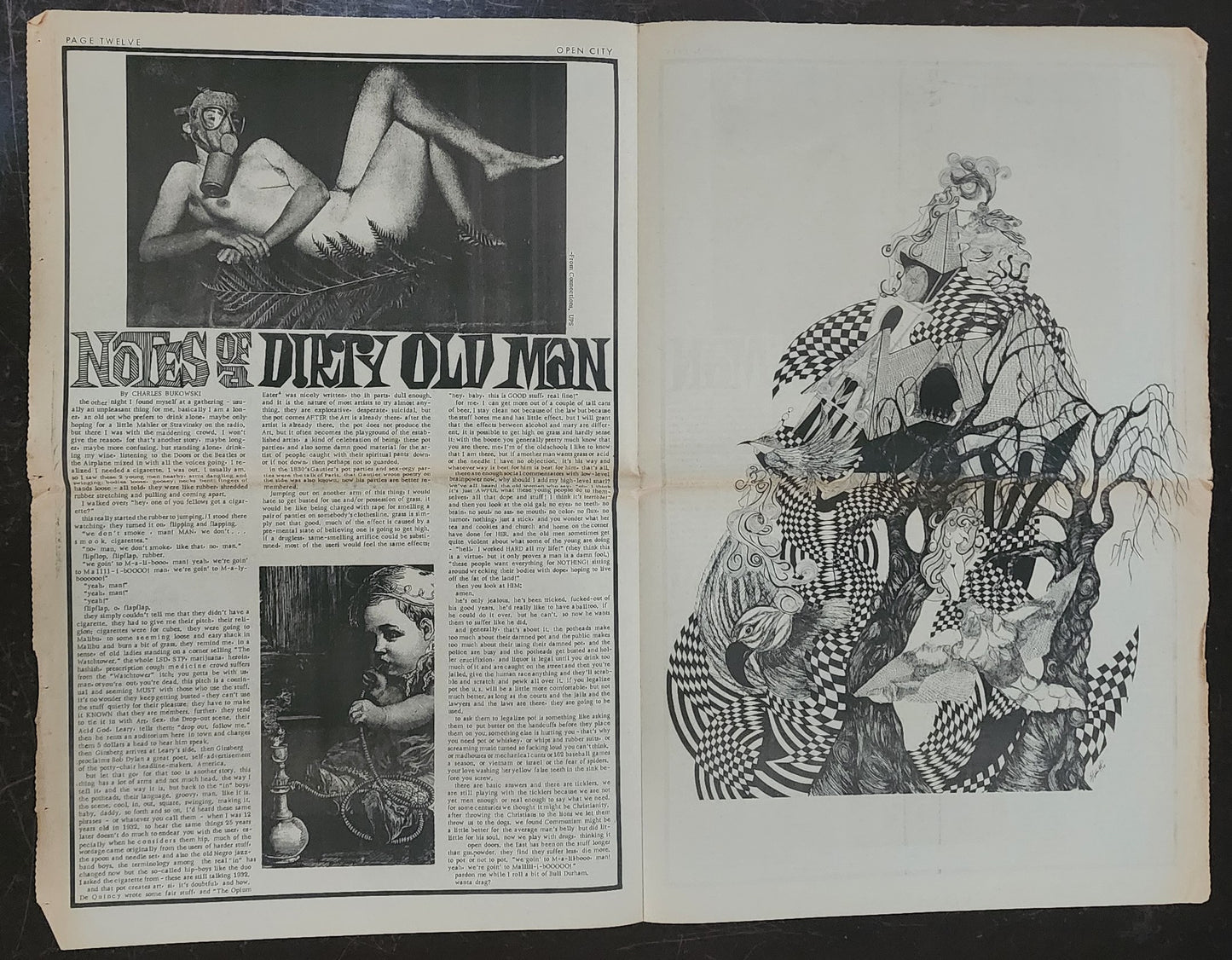 OPEN CITY No. 20, Sept. 14–20, 1967 — Bukowski on the Pot Scene, George Harrison Interviewed by Derek Taylor, Steven Richmond