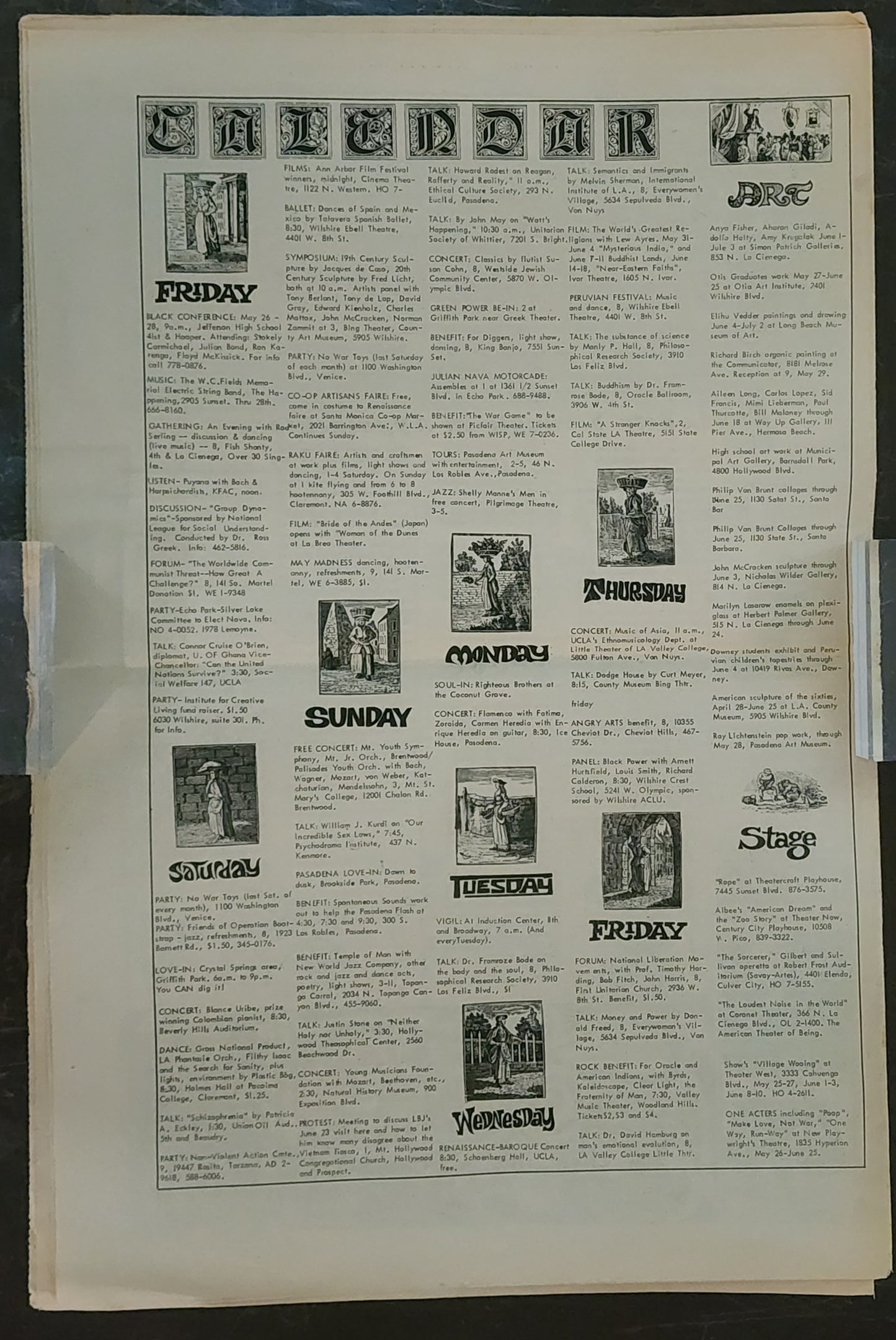OPEN CITY No. 4, May 26–June 1, 1967 — Bukowski Aphorisms, Stokeley Carmichael, Richard Alpert, Grateful Dead, Captain Beefheart, Carl Wilson Draft Refusal