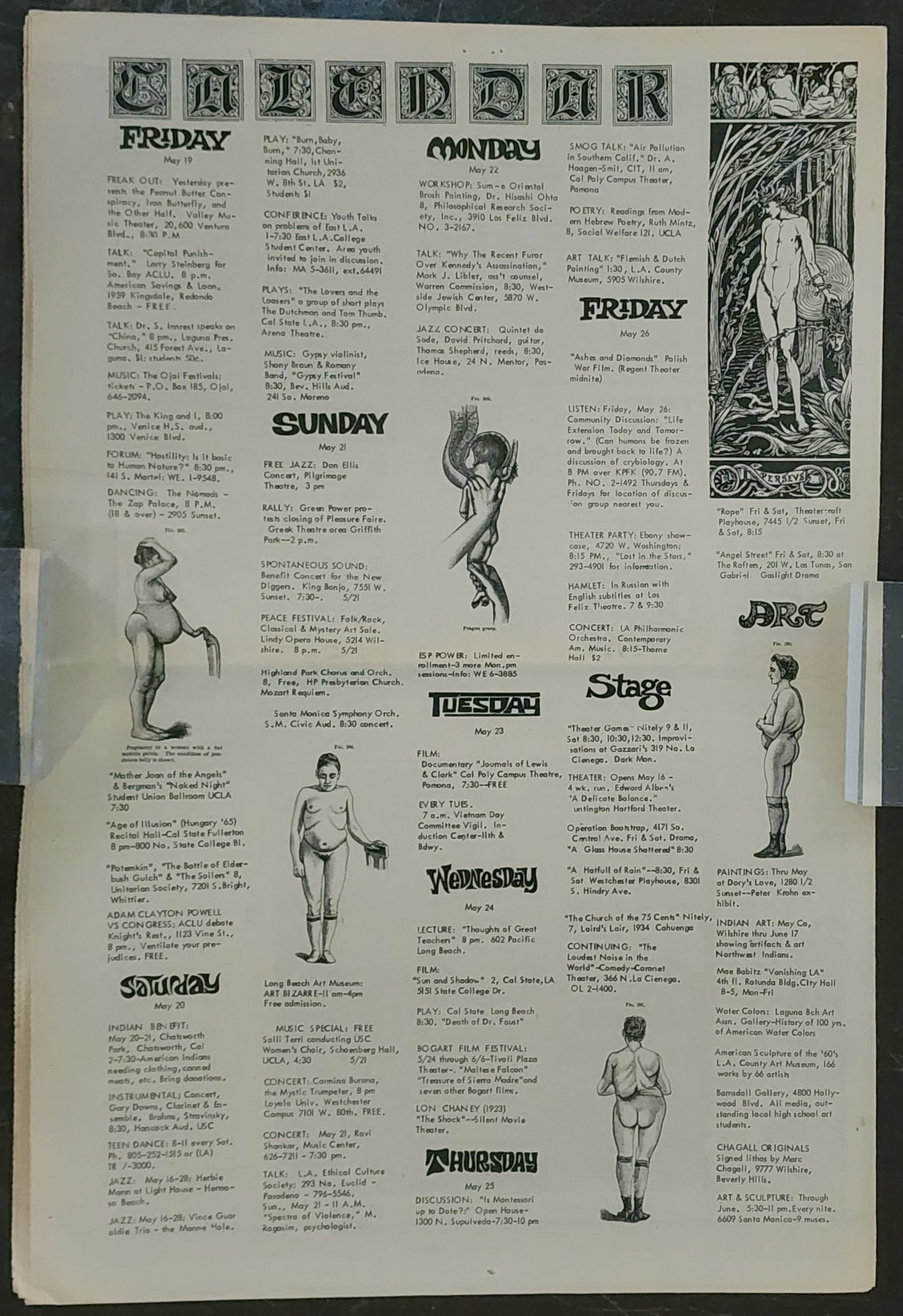 OPEN CITY No. 3, May 19–25, 1967 — Bukowski at the Races, Grateful Dead, Captain Beefheart, UCLA Free Speech Riot