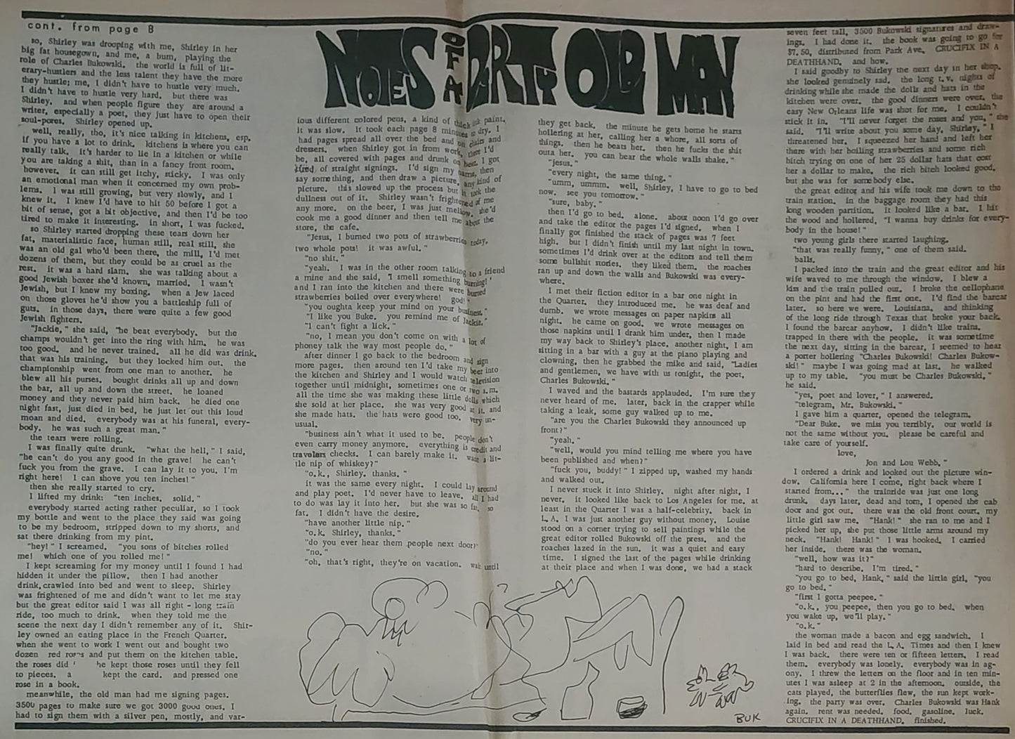 OPEN CITY No. 88, Jan. 24–30, 1969 — Bukowski in the French Quarter, Open City Benefit Poetry Reading, Black Panther Assassinations, Flying Burrito Brothers
