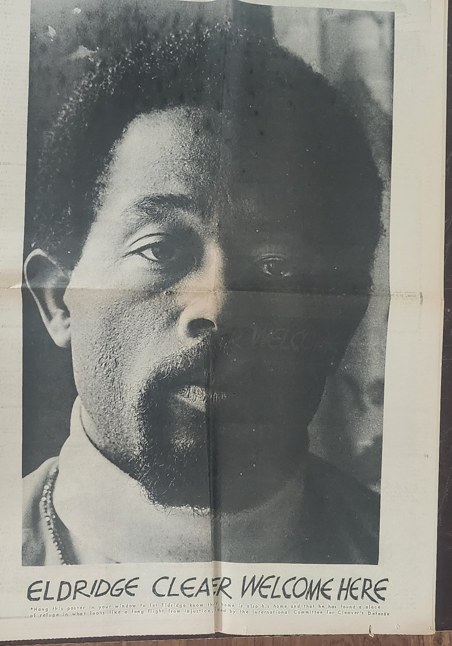 OPEN CITY No. 83, Dec. 20–26, 1968 — Bukowski Notes, The Doors Forum Review,  Eldridge Cleaver Centerfold Poster, Grateful Dead, Country Joe, Everly Brothers, Andy Warhol