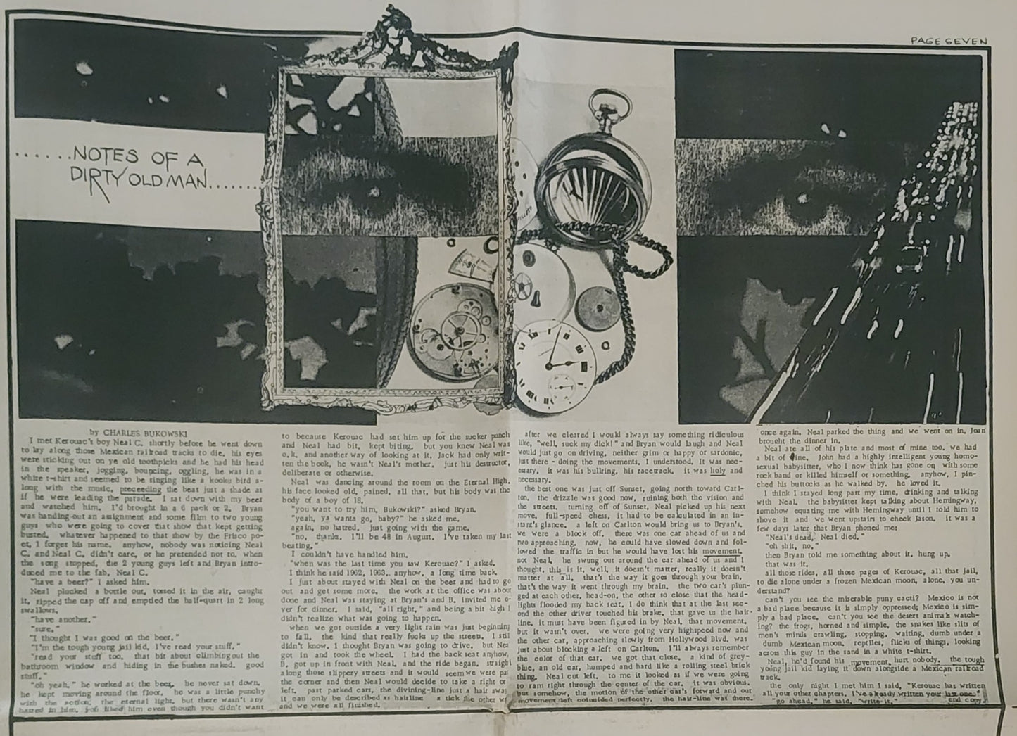 OPEN CITY No. 62, July 26–Aug. 1, 1968 — Bukowski on Neal Cassady, Cops Bust Open City, Pink Floyd, Newport Pop Festival, Richard Pryor