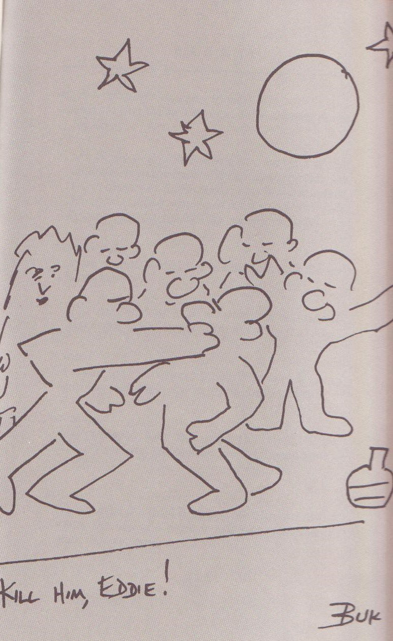 Original Barfly Screenplay from Paget Press -- 20 Charles Bukowski Drawings (1984)