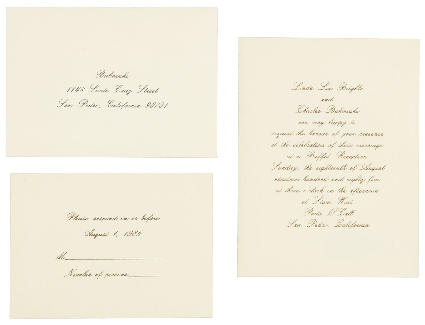 The Wedding: No. 26/40 copies with Original Drawing, Wedding Invitation and Extra Photos