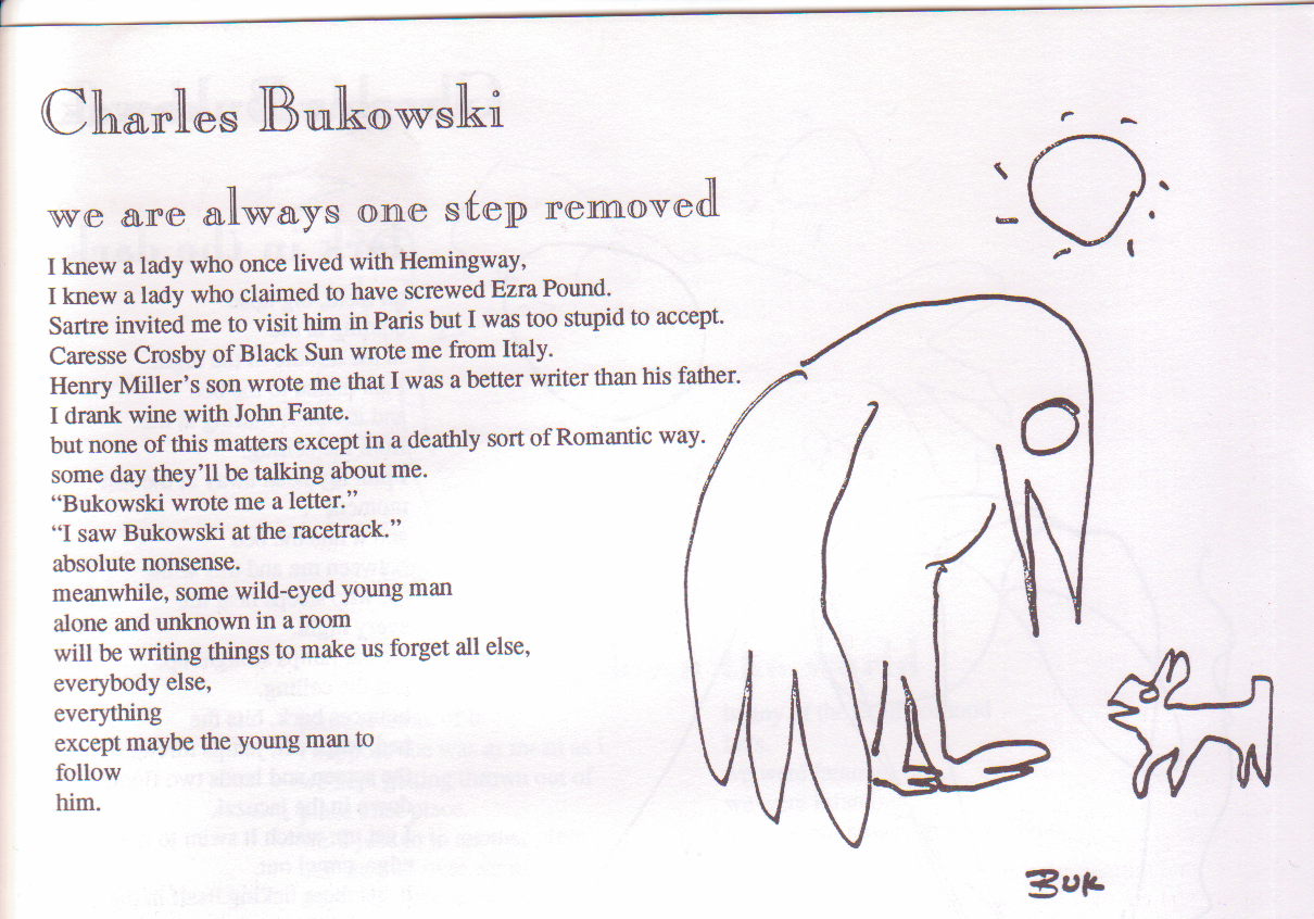 Signed by Charles Bukowski: The New Censorship May 1993, 13 Uncollected Poems (29 total) and 21 Drawings by Charles Bukowski, Entire Issue Devoted Charles Bukowski Poems and Drawings