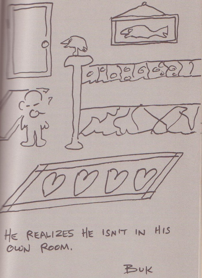 Original Barfly Screenplay from Paget Press -- 20 Charles Bukowski Drawings (1984)