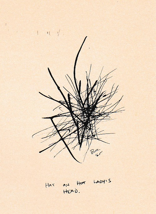 Harrison Street Review -- 11 Early Bukowski Drawings (1965) “Atomic Scribblings From a Manic Age” (1971)