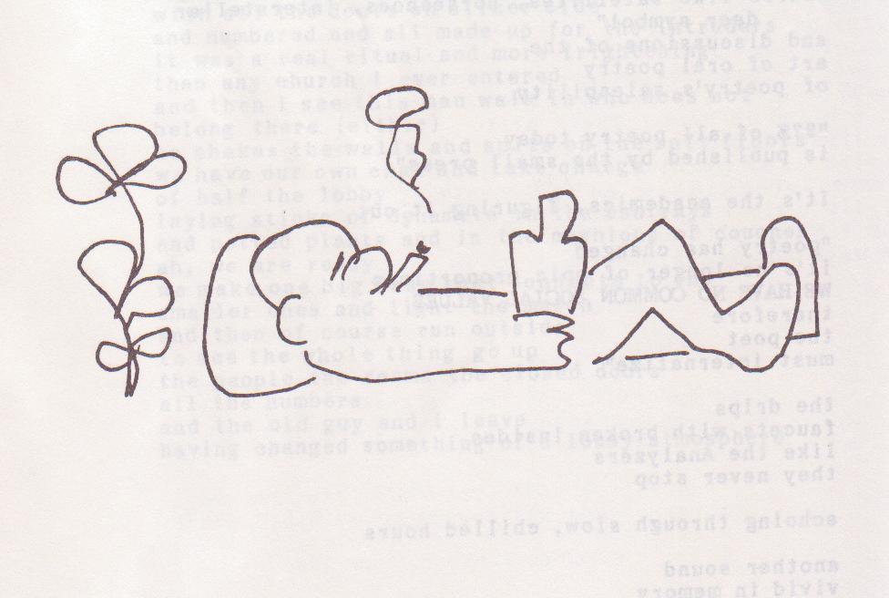 All’s Normal Here: Signed with Drawing by Charles Bukowski (#17/27)