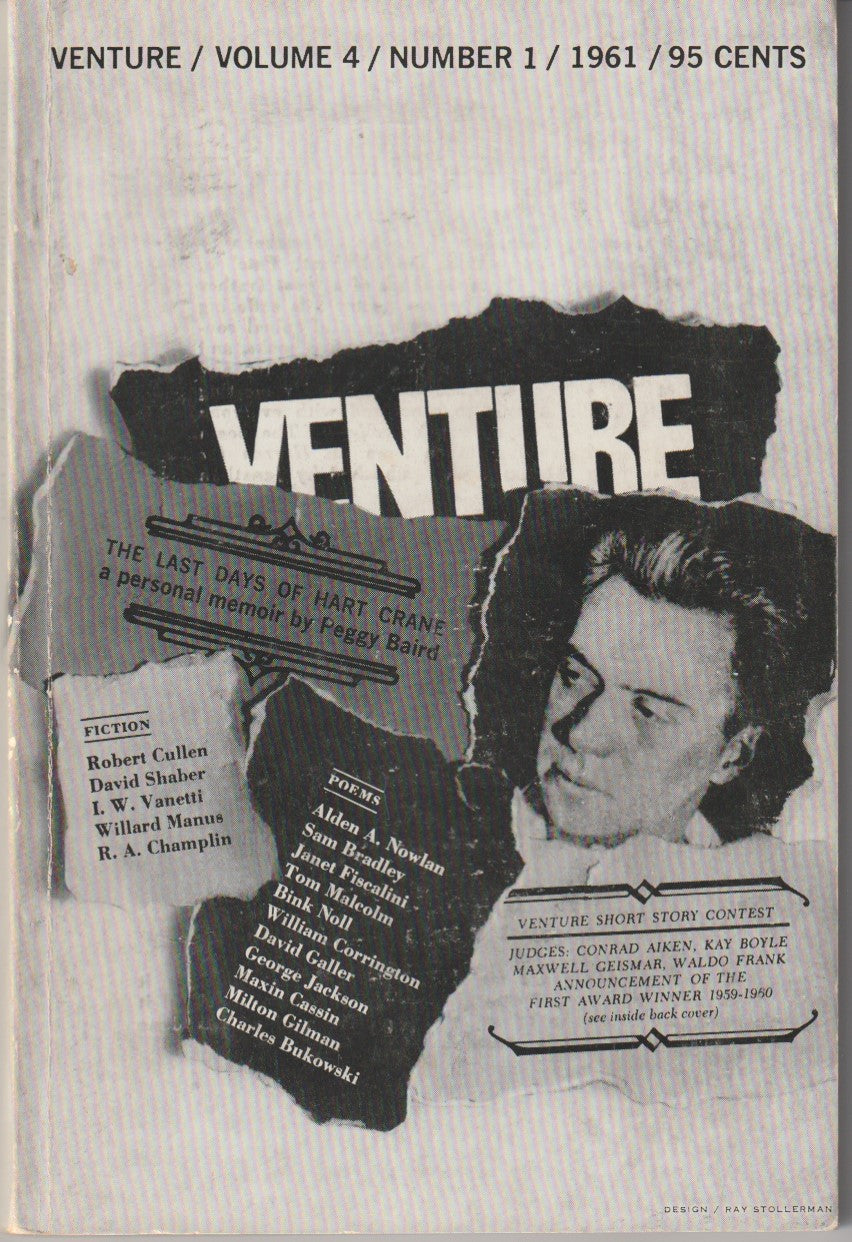 Venture V4 No1 -- Early (1961) Uncollected Charles Bukowski Poem and rare Willard Manus