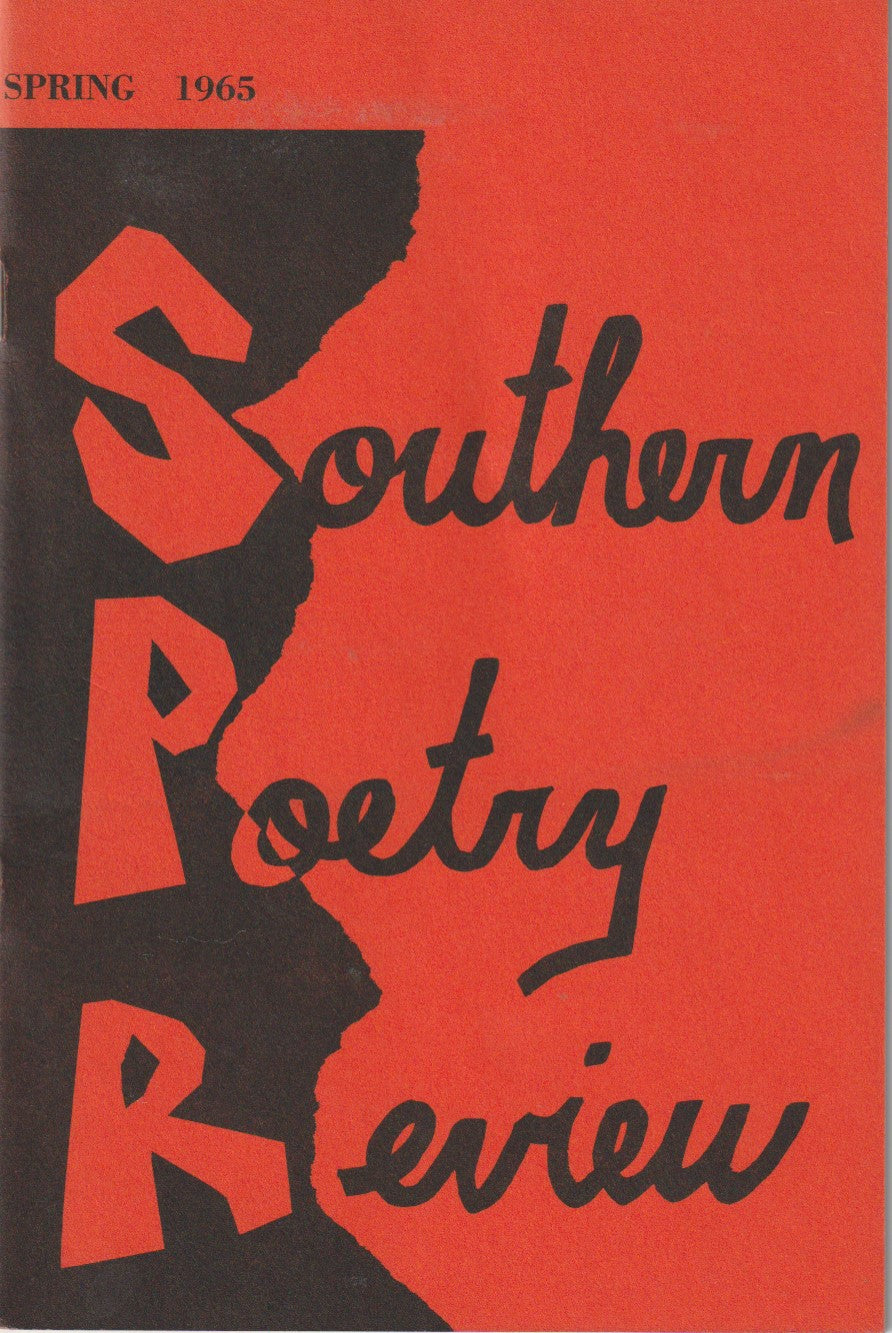 Southern Poetry Review-- Two First Appearance (1965) Charles Bukowski Poems