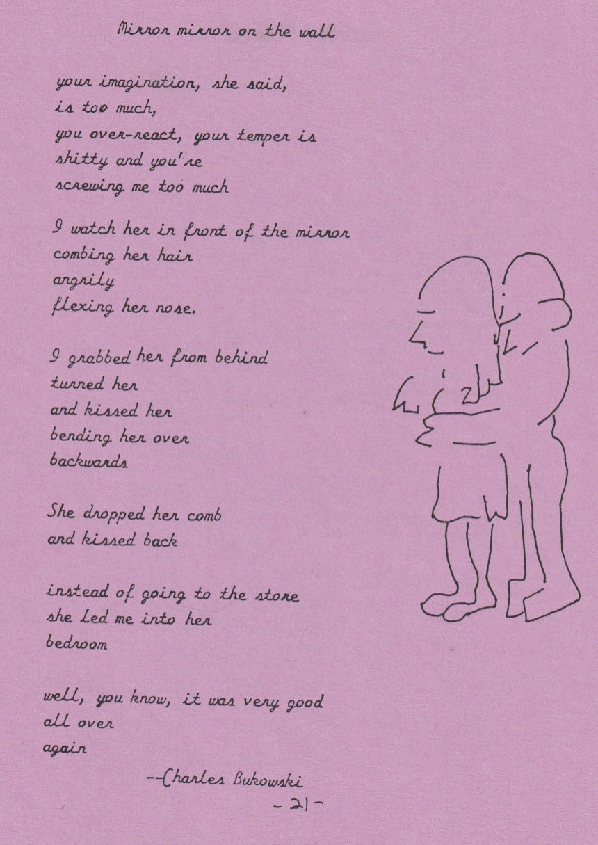 Me and Your Sometimes Love Poems (1994): Signed by Linda King w/ Charles Bukowski