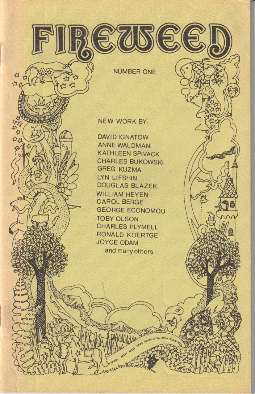 Fireweed Vol. 1, No. 1 -- Two First Appearance Poems by Charles Bukowski (1975)