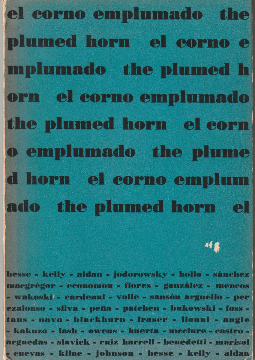 el corno emplumado No.3 -- One Uncollected, Two First Appearance Poems by Charles Bukowski (1962)