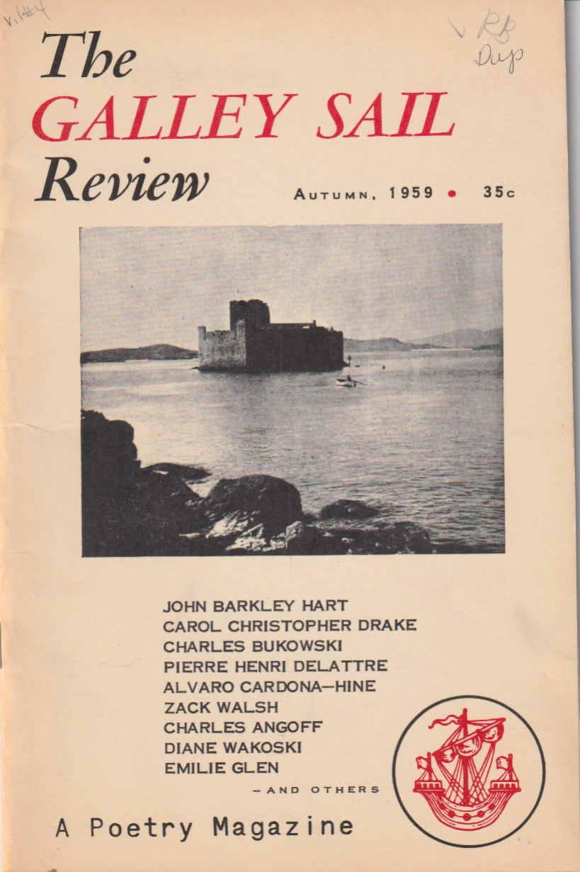 The Galley Sail Review, Vol. 1, No. 4 -- First Appearance of The Twins by Charles Bukowski (1959)