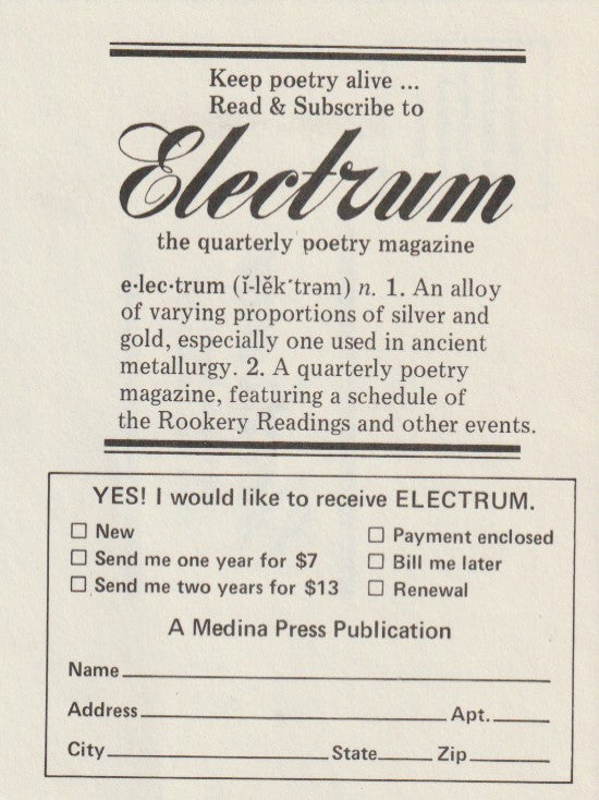 Electrum 32 -- First Appearance of Naked At 92 Degrees And Waiting For The End (1984)