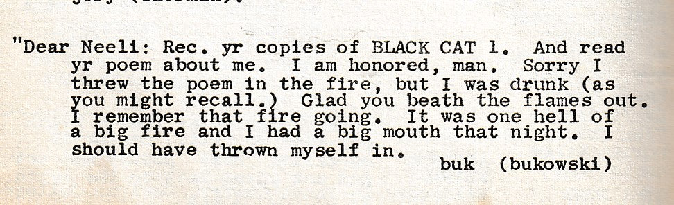 Black Cat Review Issue 2 – Signed by Neeli Cherry  (1963)