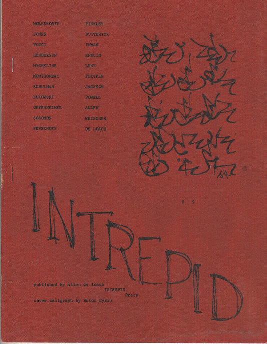 Intrepid 9 -- One Uncollected, Two First Appearance Charles Bukowski Poems (1967)