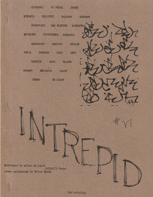 Intrepid 6 -- One Uncollected Charles Bukowski Poem (1966)