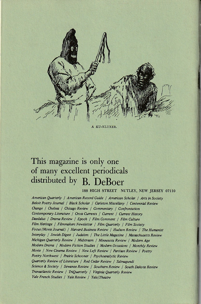 The Little Magazine, Vol. 6, No. 1 -- One Uncollected, One First Appearance Poem by Charles Bukowski (1972)