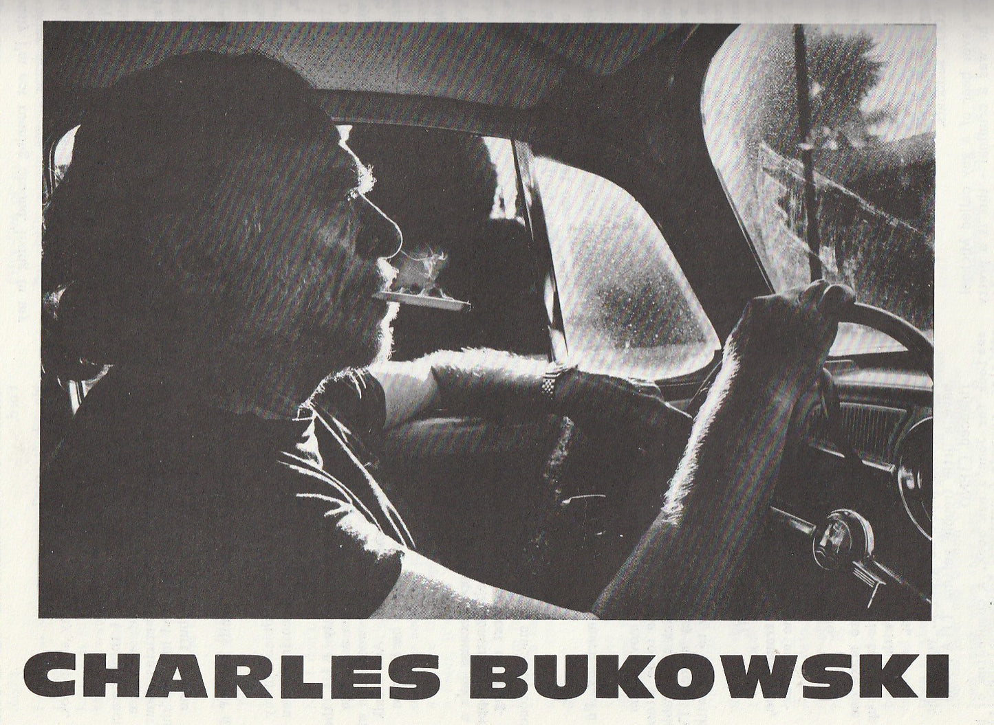 Pandemonium -- One Uncollected Charles Bukowski Poem (1986)
