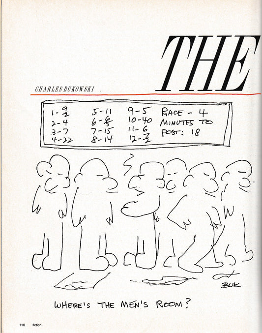 Arete, Vol. 2, No. 5 -- Four Drawings and First Appearance Short Story “The Other” by Charles Bukowski (1990)