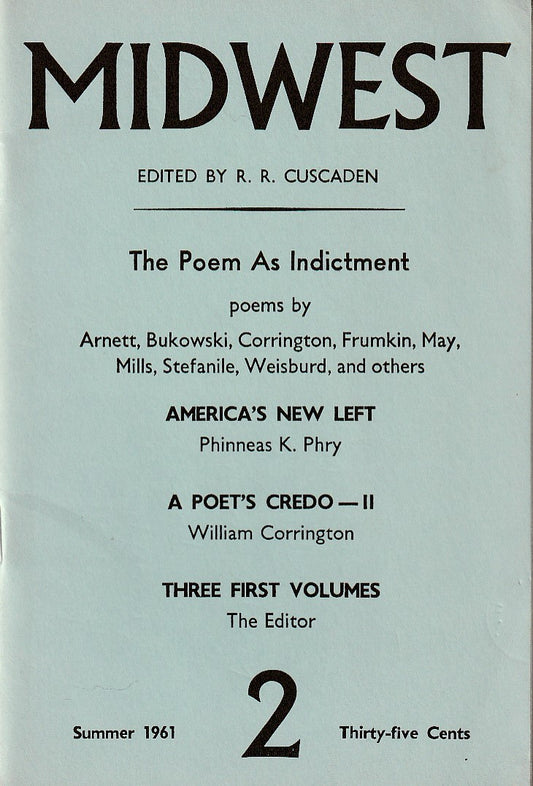 Midwest No. 2 -- One Uncollected Charles Bukowski Poem (1961)