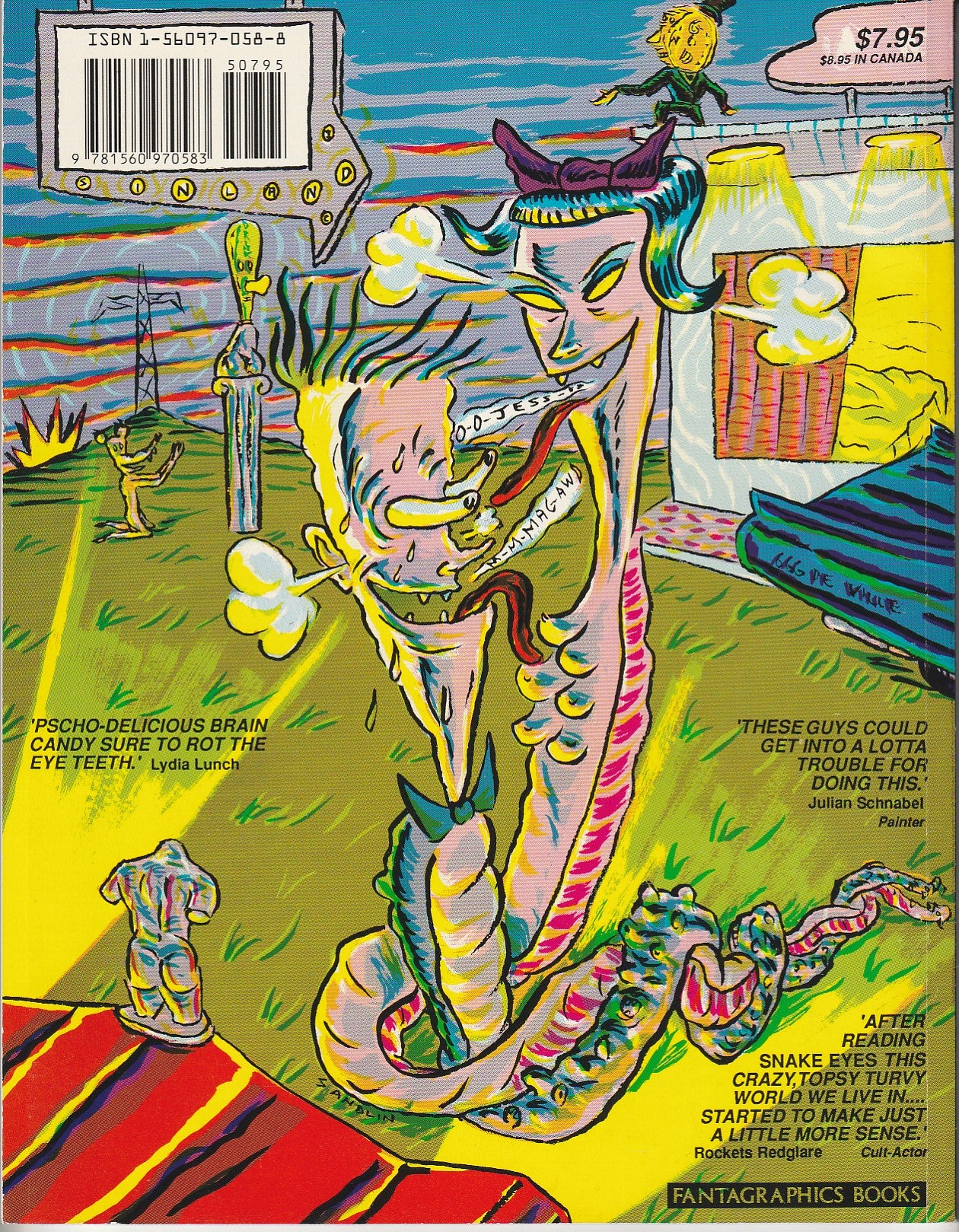 Snake Eyes #1 -- Illustrated Short Story by Charles Bukowski