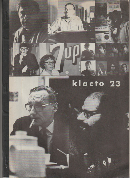 Klacto No. 23 -- Photograph, One Uncollected Poem, Three First Appearance Charles Bukowski Poems (1967)