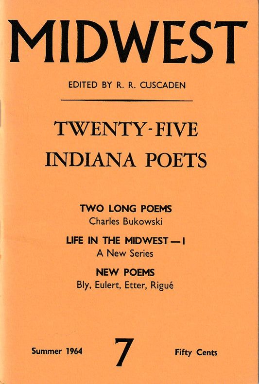 Midwest 7 -- Two First Appearance Poems by Charles Bukowski Poem (1964)