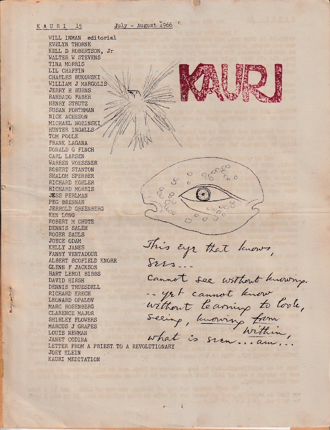 Kauri No. 17 -- First Appearance of Moyamensing Prison (1966)