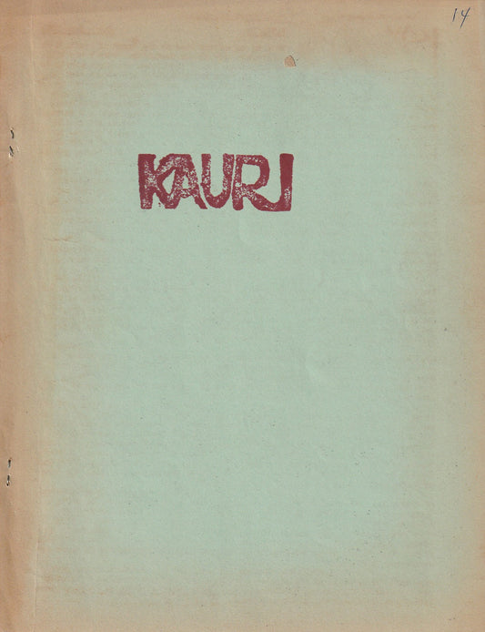 Kauri No. 14 -- One Uncollected Poem by Charles Bukowski Poem (1966)