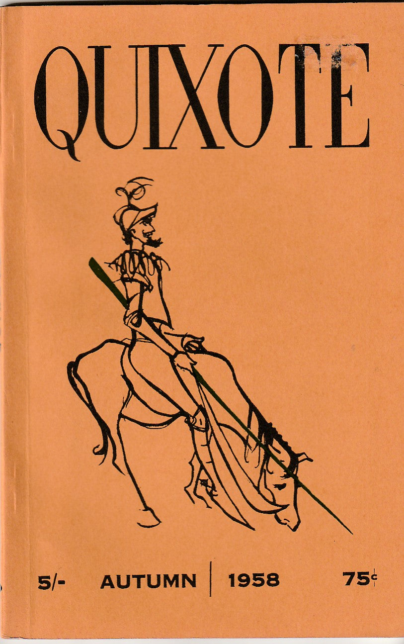 Quixote 19 -- One Very Early Charles Bukowski Short Story (1958)