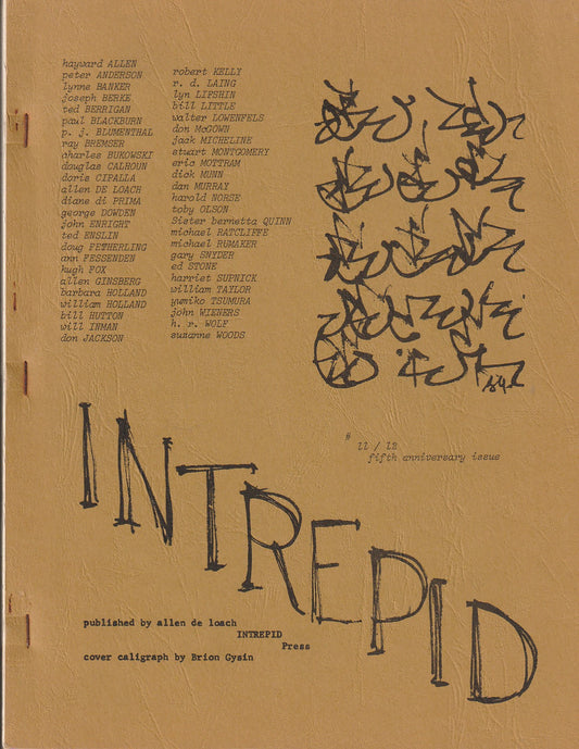 Intrepid 11 -- One Uncollected, One First Appearance Charles Bukowski Poem (1969)