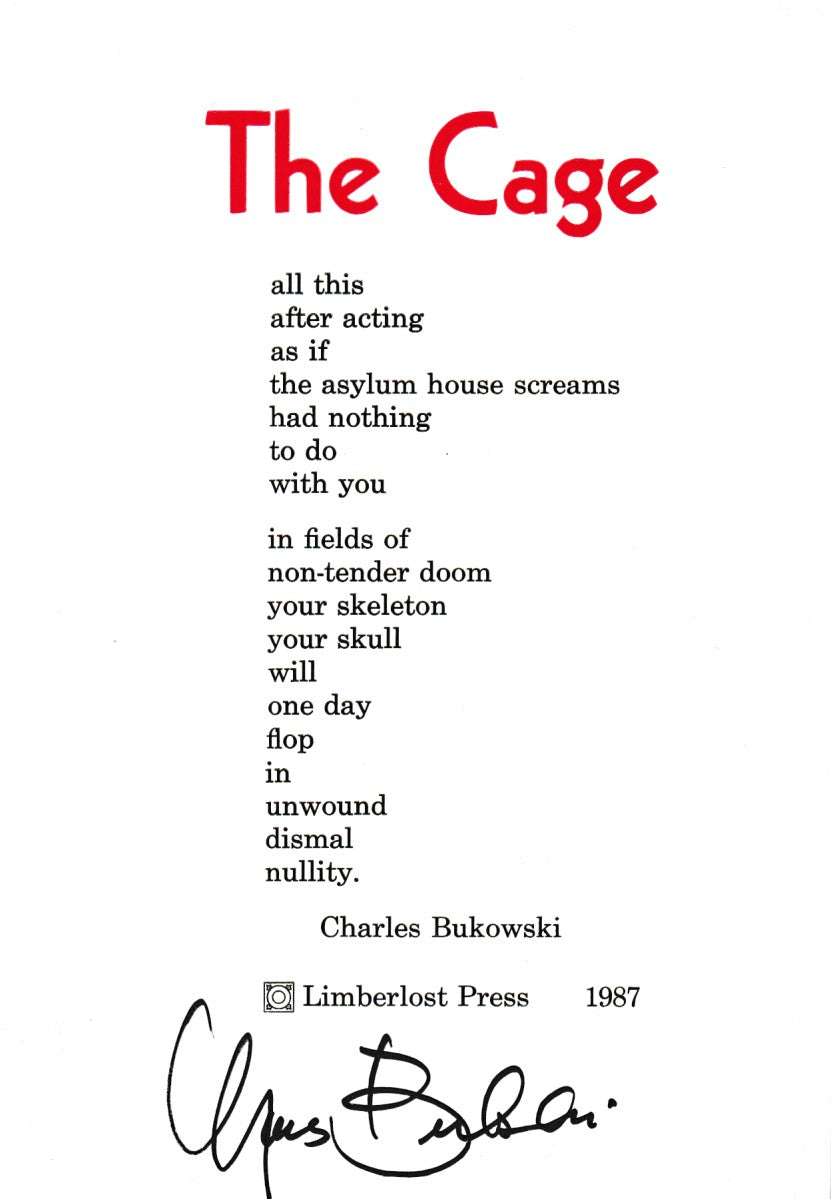 The Cage -- Signed (1983)