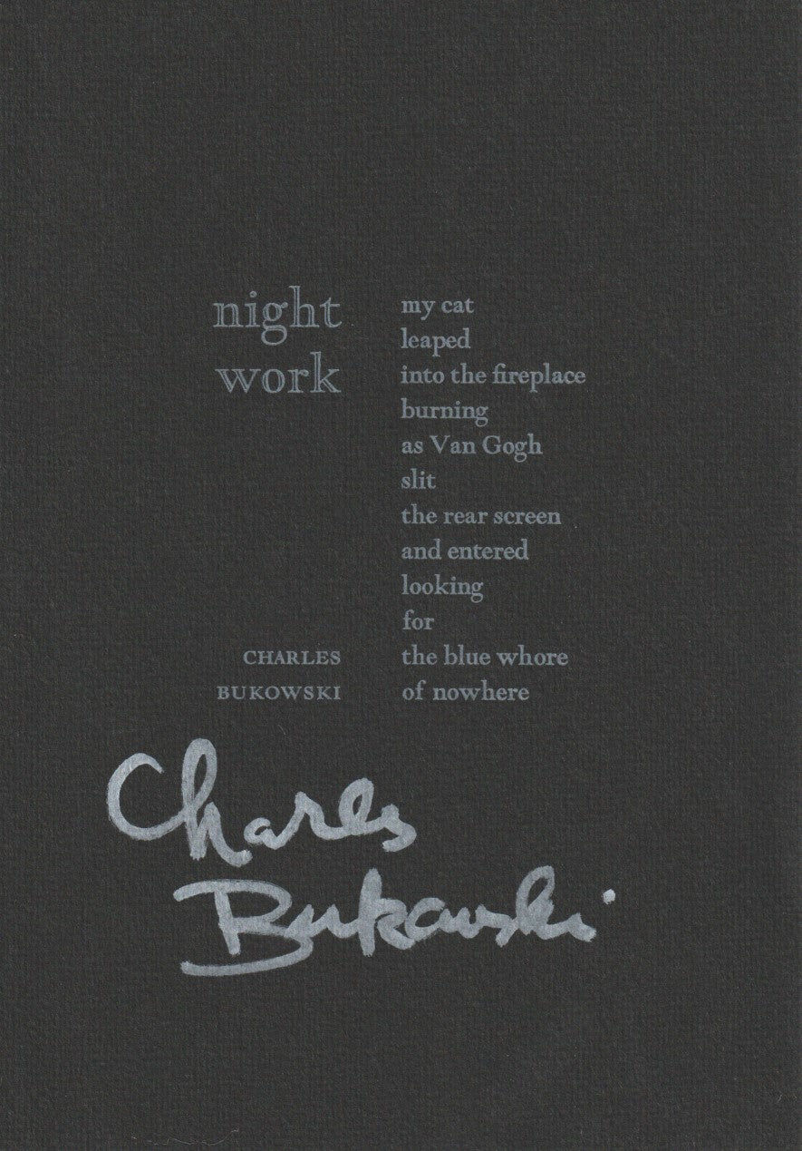 Night Work – Signed (1981)