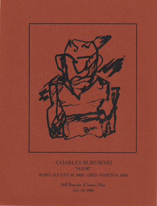 “Self Portrait of Inner Man” by Charles Bukowski