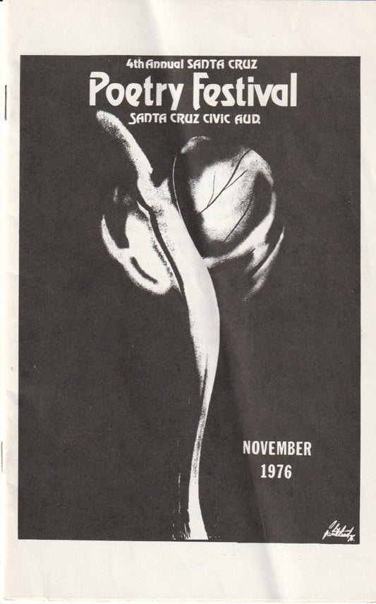 Program for 4th Annual SANTA CRUZ Poetry Festival (1976)