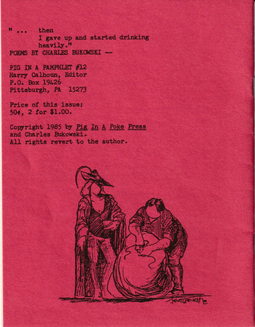 Signed by Charles Bukowski: Pig in a Pamphlet 12 (1985)