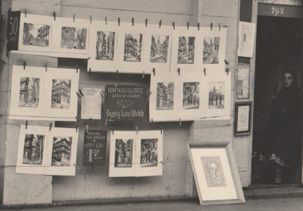 Original Print of Gypsy Lou Webb’s Studio in New Orleans (LouJon Press)