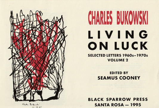 Living On Luck Book Cover and Title Page