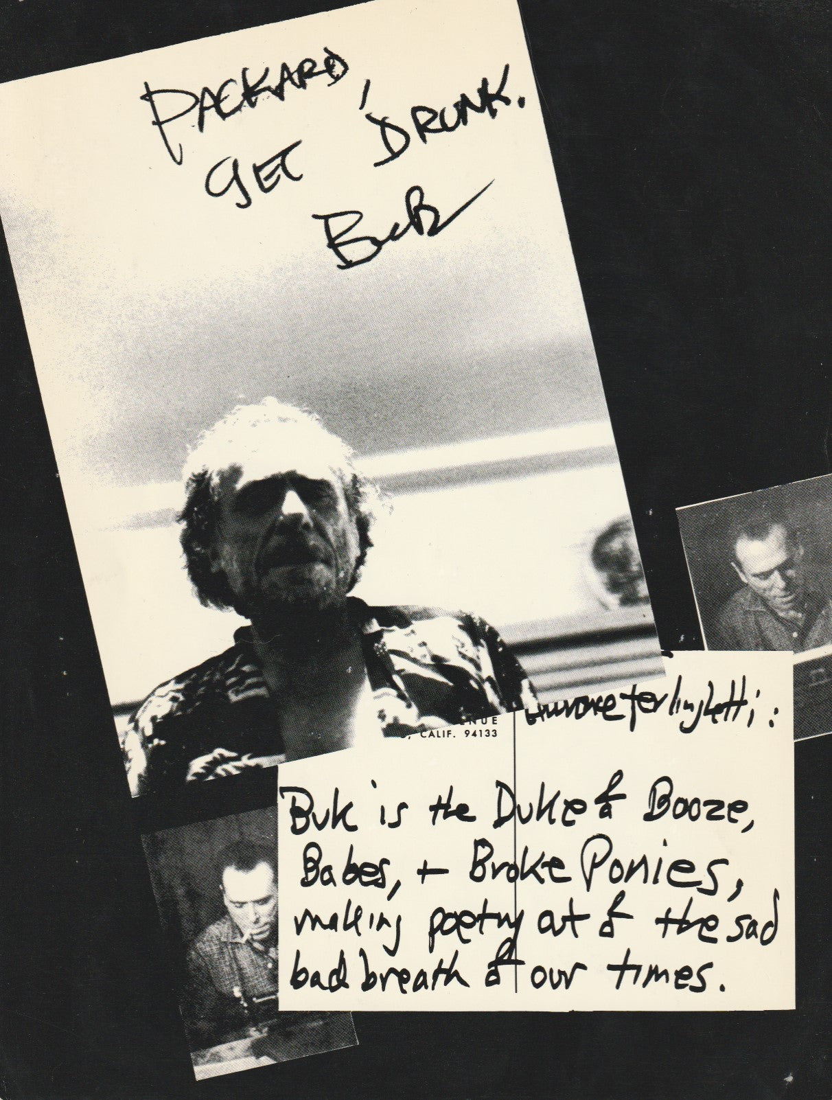 Original Drawing by Charles Bukowski from the Book “All’s Normal Here”