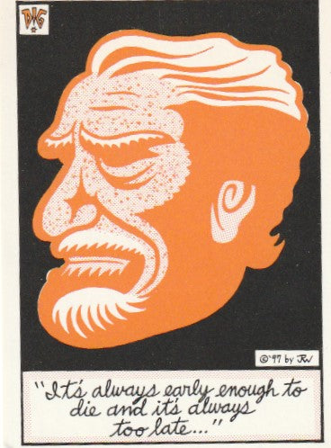 Charles Bukowski Trading Card with Additional Cult Superstars