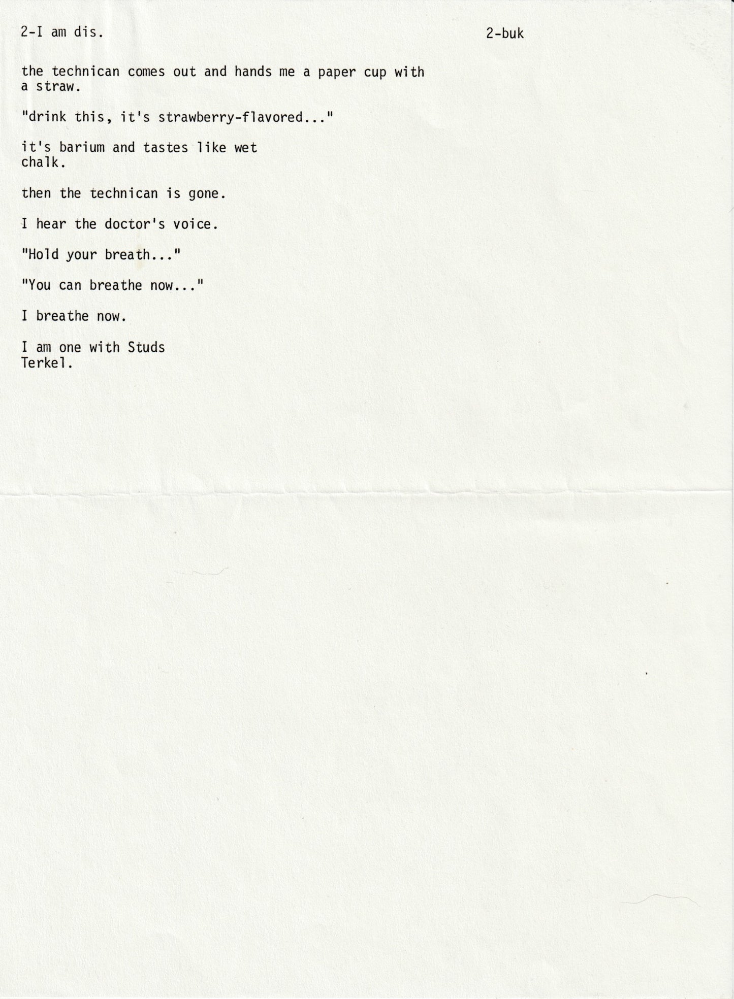 I Am Discovered #1 & #2: Two Unpublished Manuscripts by Charles Bukowski