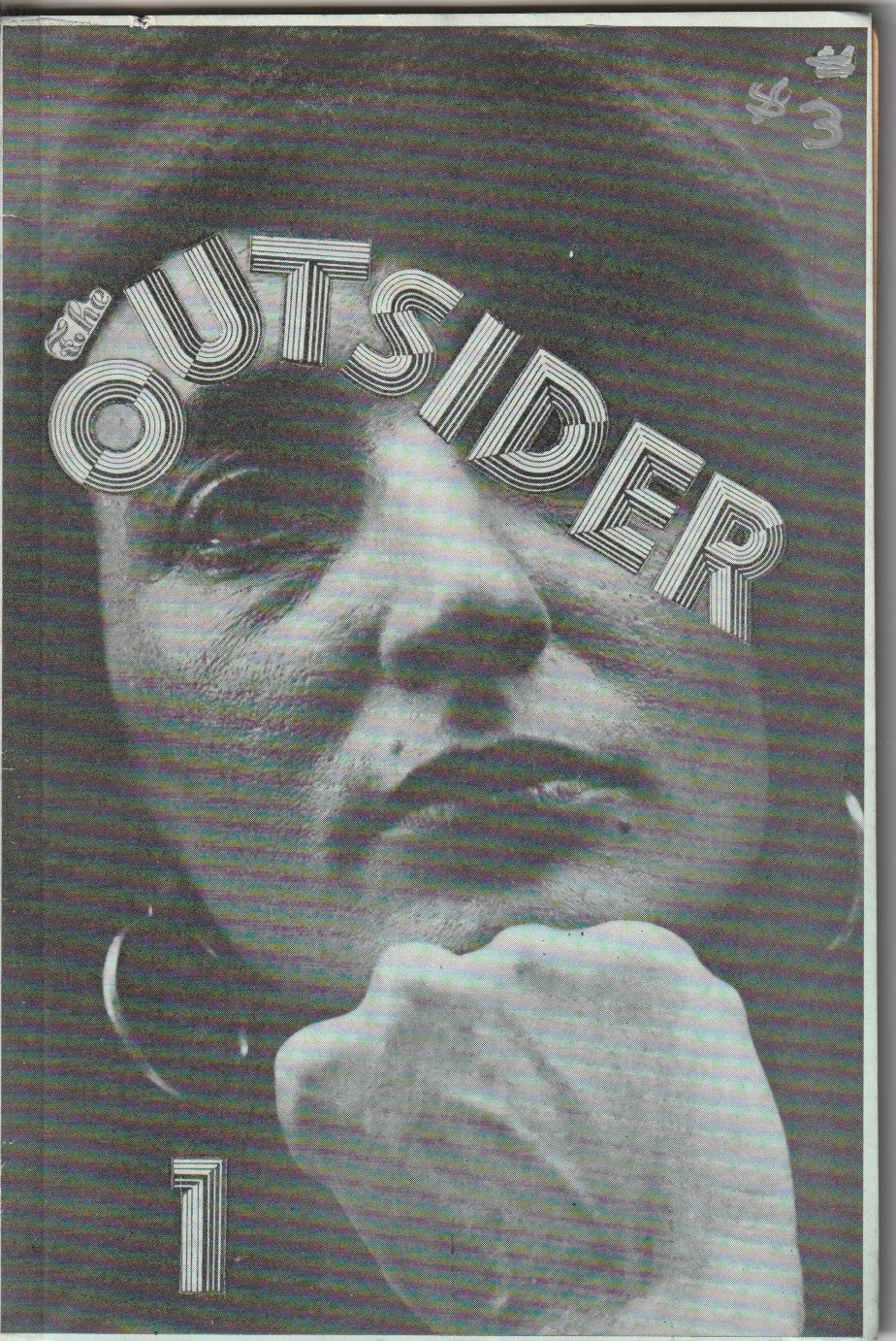The Outsider 1-3 in Custom Boxes: Number 1 Inscribed by Gypsy Lou, Number 3 Signed by Charles Bukowski